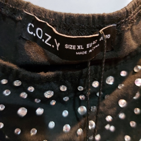 NWT C.O.Z.Y party dress Long Sleeve - Picture 4 of 7